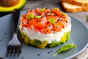 Tartare cu Somon 250 gr.